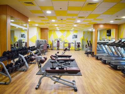 gym - hotel time ruby hotel apartments - sharjah, united arab emirates