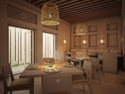 restaurant - hotel the chedi al bait sharjah - sharjah, united arab emirates