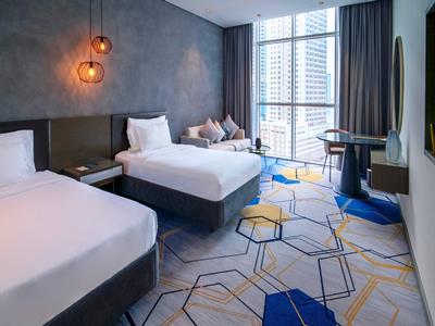 bedroom 1 - hotel pullman sharjah - sharjah, united arab emirates