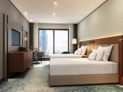 bedroom - hotel doubletree by hilton sharjah waterfront - sharjah, united arab emirates