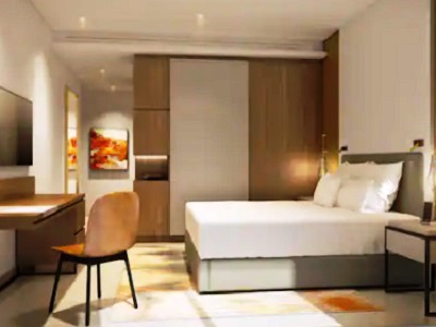bedroom 1 - hotel doubletree by hilton sharjah waterfront - sharjah, united arab emirates