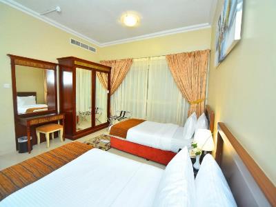 bedroom 2 - hotel emirates stars hotel apartments sharjah - sharjah, united arab emirates