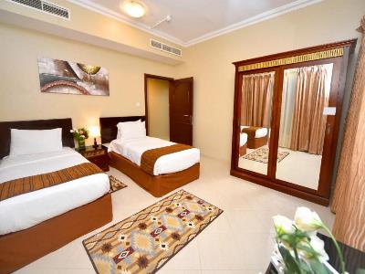 bedroom 3 - hotel emirates stars hotel apartments sharjah - sharjah, united arab emirates