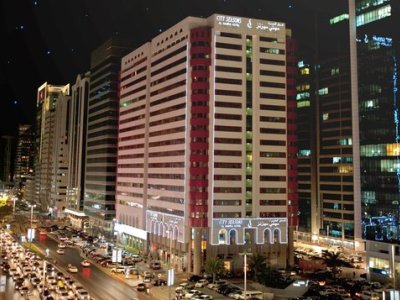 exterior view - hotel city seasons al hamra - abu dhabi, united arab emirates