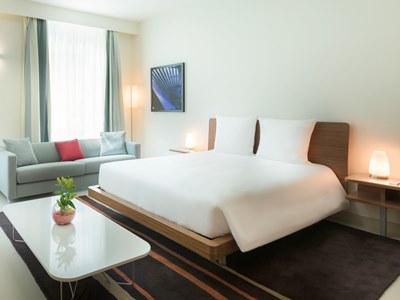 bedroom - hotel aparthotel adagio abu dhabi al bustan - abu dhabi, united arab emirates