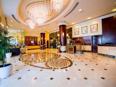 lobby - hotel majlis grand mercure residence - abu dhabi, united arab emirates