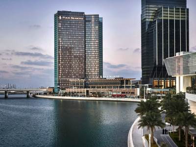exterior view - hotel four seasons al maryah island - abu dhabi, united arab emirates