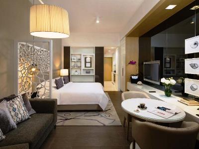 bedroom - hotel beach rotana - residences - abu dhabi, united arab emirates