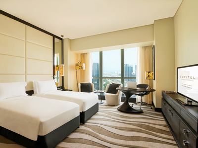 bedroom 4 - hotel sofitel corniche - abu dhabi, united arab emirates
