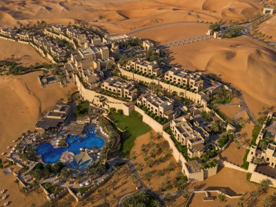 exterior view - hotel qasr al sarab desert resort by anantara - abu dhabi, united arab emirates
