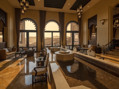 lobby 1 - hotel qasr al sarab desert resort by anantara - abu dhabi, united arab emirates