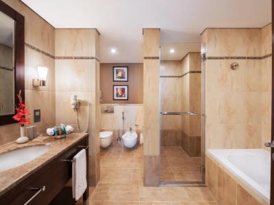 bathroom - hotel khalidiya palace rayhaan - abu dhabi, united arab emirates