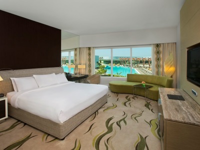 bedroom - hotel millennium al rawdah - abu dhabi, united arab emirates