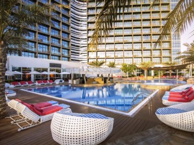 outdoor pool 1 - hotel yas island rotana - abu dhabi, united arab emirates