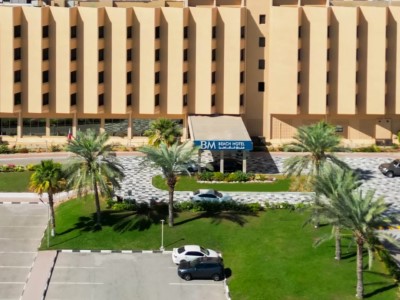 exterior view - hotel bm beach resort - ras al khaimah, united arab emirates