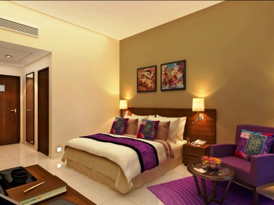 bedroom 1 - hotel v hotel fujairah - fujairah, united arab emirates