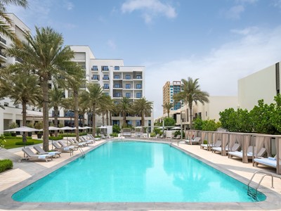 outdoor pool - hotel palace beach resort fujairah - fujairah, united arab emirates