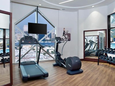 gym - hotel city seasons towers - dubai, united arab emirates