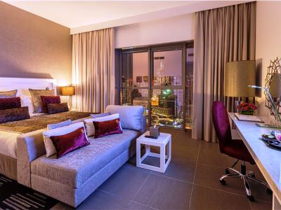 bedroom 1 - hotel wyndham dubai marina - dubai, united arab emirates