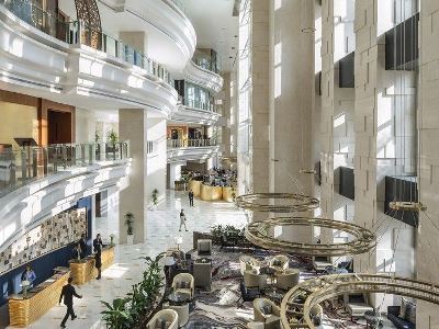 lobby - hotel shangri-la dubai - dubai, united arab emirates