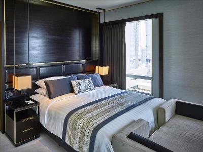 bedroom - hotel shangri-la dubai - dubai, united arab emirates