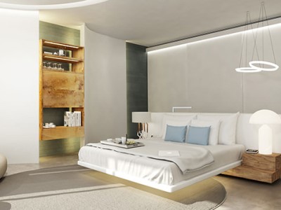 bedroom - hotel nikki beach resort and spa - dubai, united arab emirates