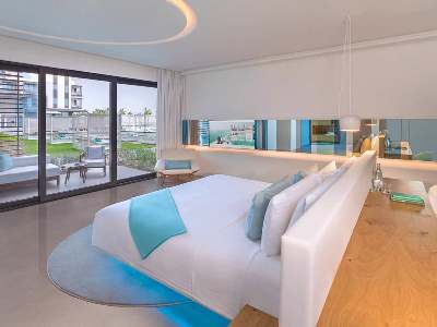 bedroom 1 - hotel nikki beach resort and spa - dubai, united arab emirates