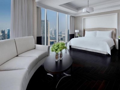 bedroom - hotel the address boulevard - dubai, united arab emirates