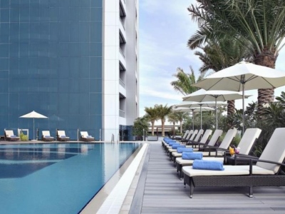 outdoor pool - hotel atana - dubai, united arab emirates