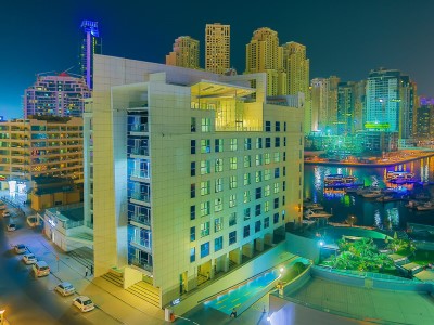 exterior view 1 - hotel jannah marina hotel apartments - dubai, united arab emirates