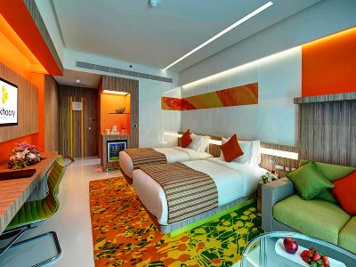 bedroom 2 - hotel al khoory atrium - dubai, united arab emirates