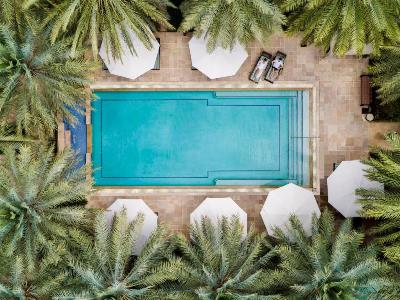 outdoor pool - hotel jumeirah dar al masyaf - dubai, united arab emirates