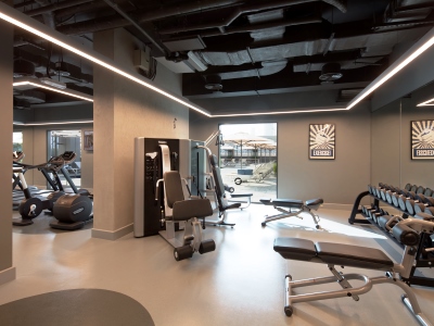 gym 1 - hotel rove healthcare city - bur dubai - dubai, united arab emirates
