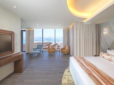 bedroom - hotel retreat palm dubai mgallery by sofitel - dubai, united arab emirates