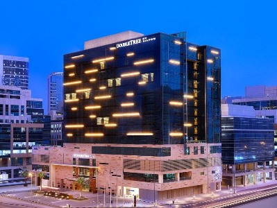 exterior view - hotel doubletree by hilton dubai-business bay - dubai, united arab emirates