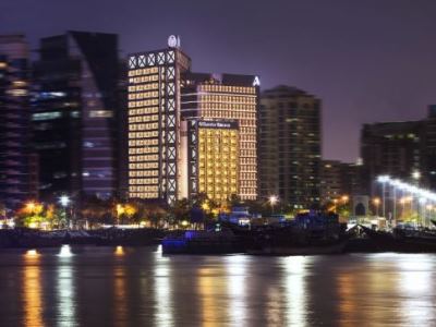 exterior view 1 - hotel al bandar rotana - creek - dubai, united arab emirates