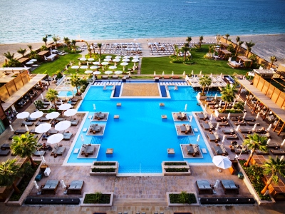outdoor pool - hotel rixos premium dubai - dubai, united arab emirates