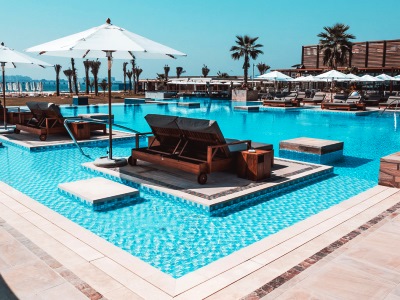 outdoor pool 2 - hotel rixos premium dubai - dubai, united arab emirates