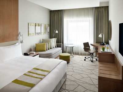 bedroom - hotel holiday inn dubai festival city - dubai, united arab emirates