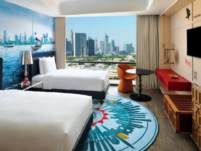 bedroom 1 - hotel hotel indigo dubai downtown - dubai, united arab emirates