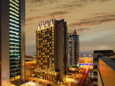 exterior view 1 - hotel rove dubai marina - dubai, united arab emirates