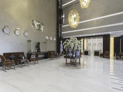 lobby - hotel grand millennium business bay - dubai, united arab emirates