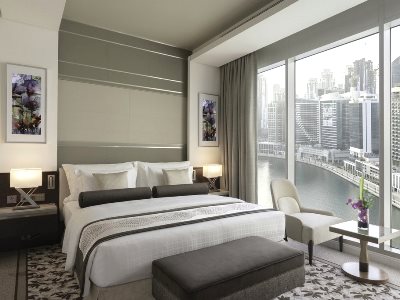 bedroom - hotel grand millennium business bay - dubai, united arab emirates