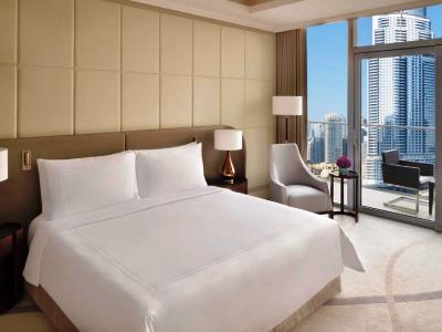 bedroom - hotel address fountain views - dubai, united arab emirates