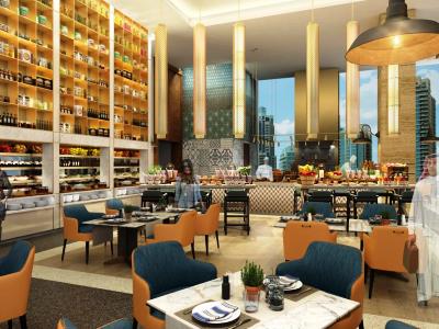 restaurant - hotel grand plaza movenpick media city - dubai, united arab emirates