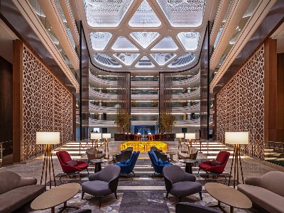 lobby - hotel ja lake view - dubai, united arab emirates