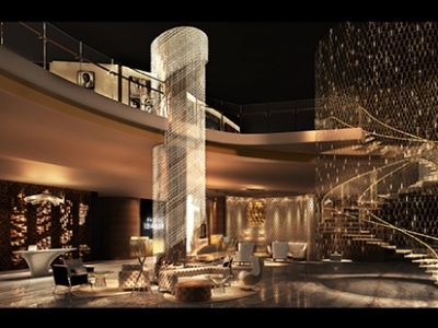 lobby - hotel paramount hotel dubai - dubai, united arab emirates