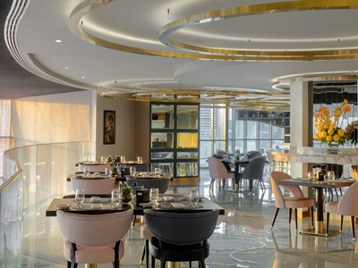 restaurant - hotel paramount hotel dubai - dubai, united arab emirates
