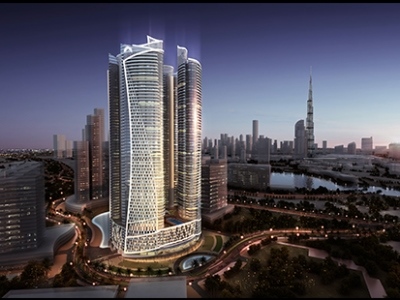 exterior view - hotel paramount hotel dubai - dubai, united arab emirates