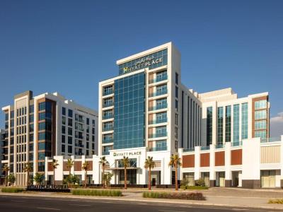 exterior view - hotel hyatt place dubai jumeirah - dubai, united arab emirates